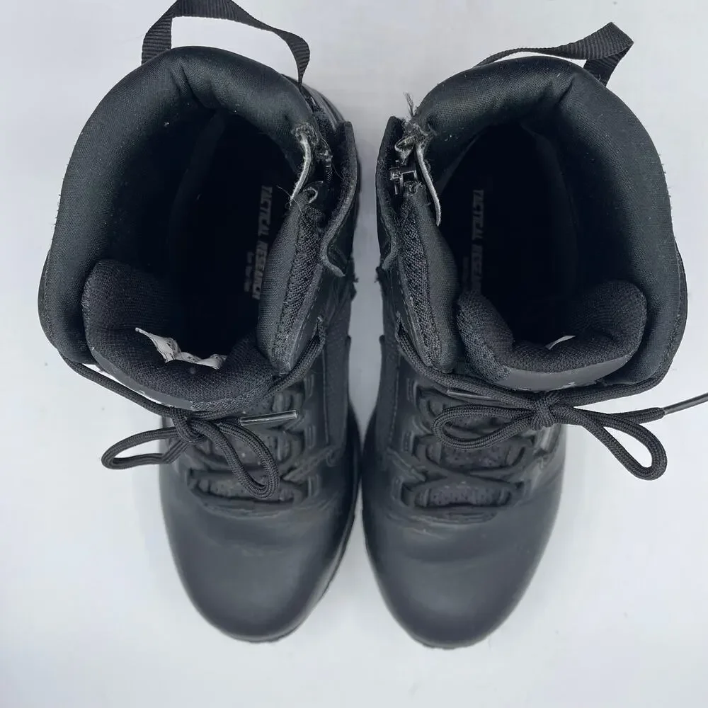 Belleville Tactical Research Leather Side Zip Tactical Boot Black Mens 8